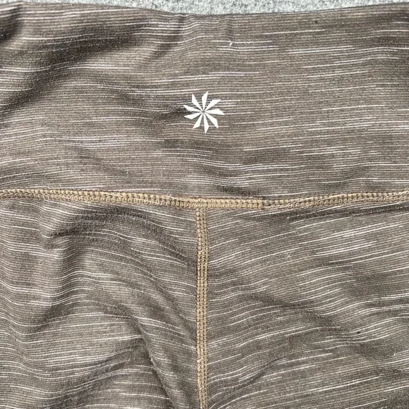 Athleta Leggings Womens Small  Brown Space Dye Heathered Yoga Athletic Tights - Picture 12 of 16
